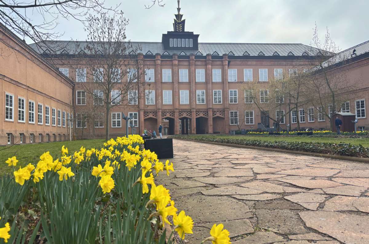 Courtyard and historic architecture of the Grassi Museum complex in Leipzig, Germany, photo by Next Level of Travel