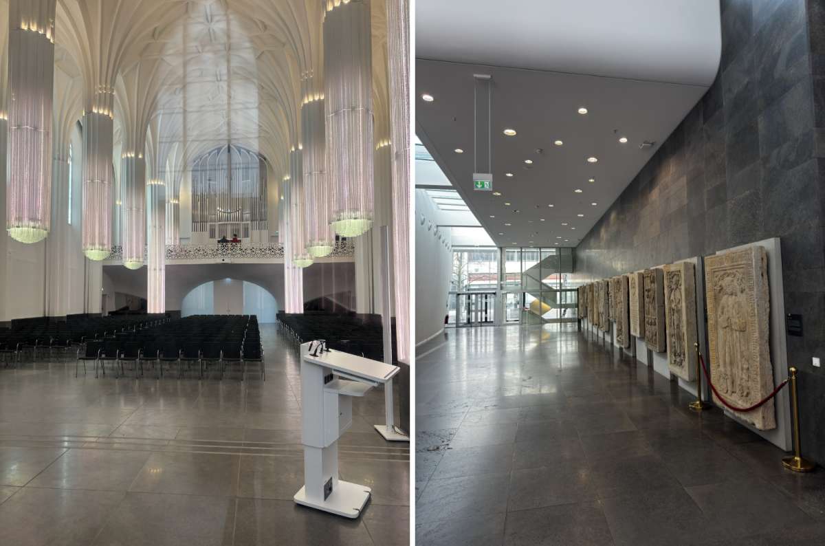 Interior of the Paulinum church and university building in Leipzig, Germany, photo by Next Level of Travel