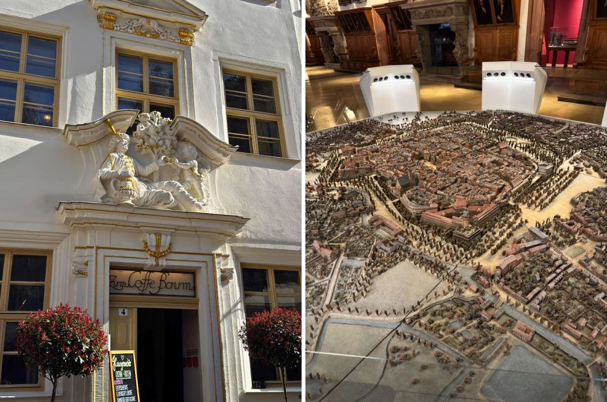 Zum Arabischen Coffe Baum coffee house and historical Leipzig city model in Leipzig, Germany, photo by Next Level of Travel