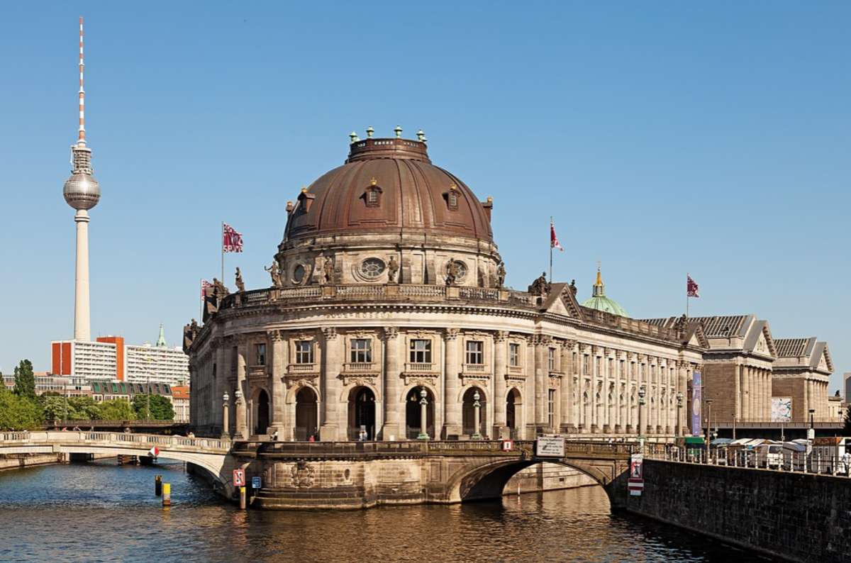 a photo of one of the museums at the Museum Island, Berlin, Germany