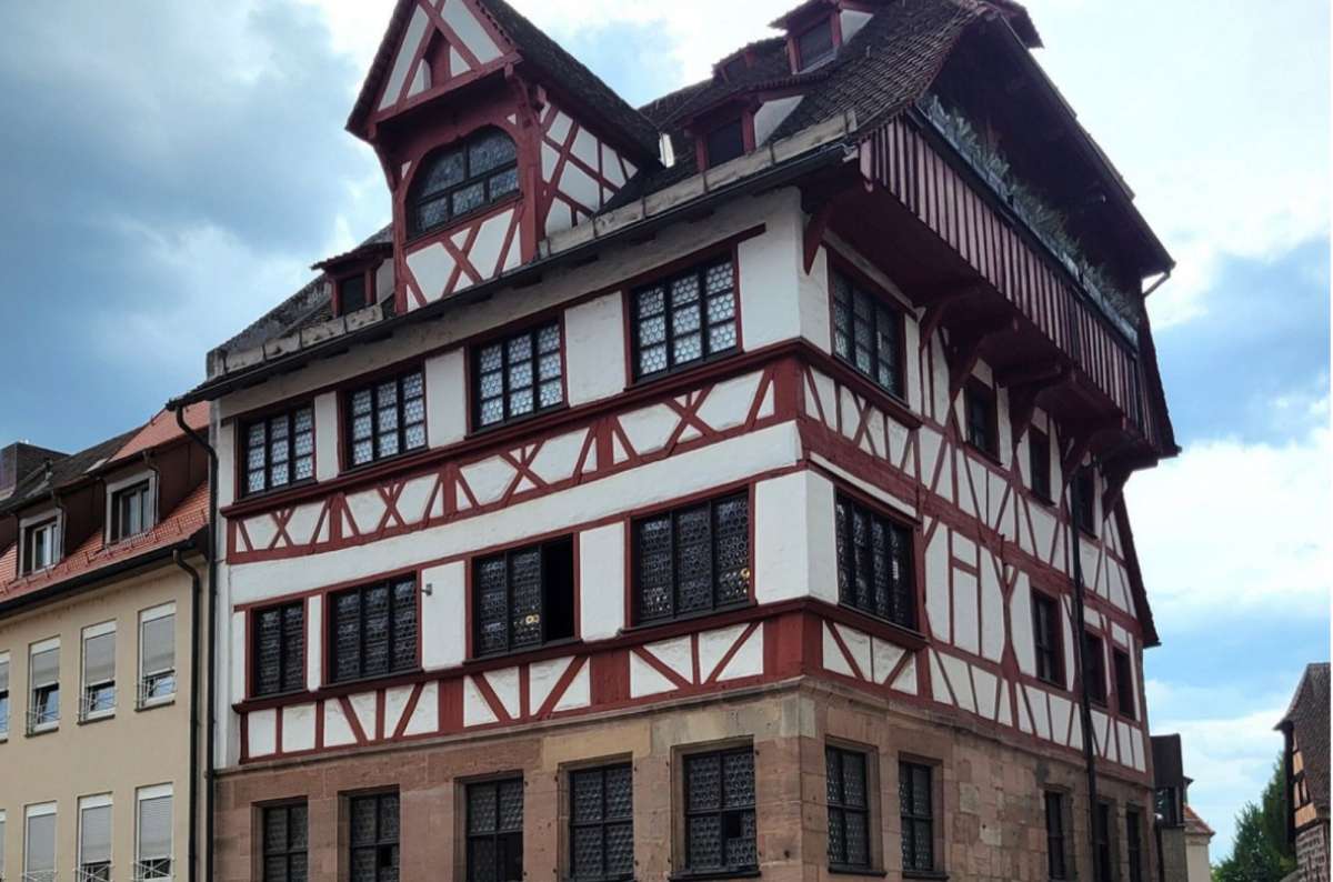 a photo of the Albrecht Dürer House near Nuremberg Castle, Germany, photo by Next Level of Travel