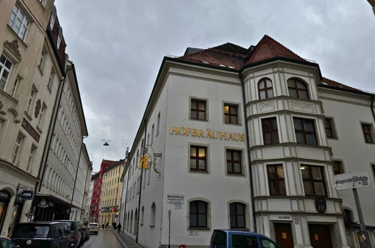 a photo of the street in Munich, showing the typical architecture of the city, Germany, photo by Next Level of Travel