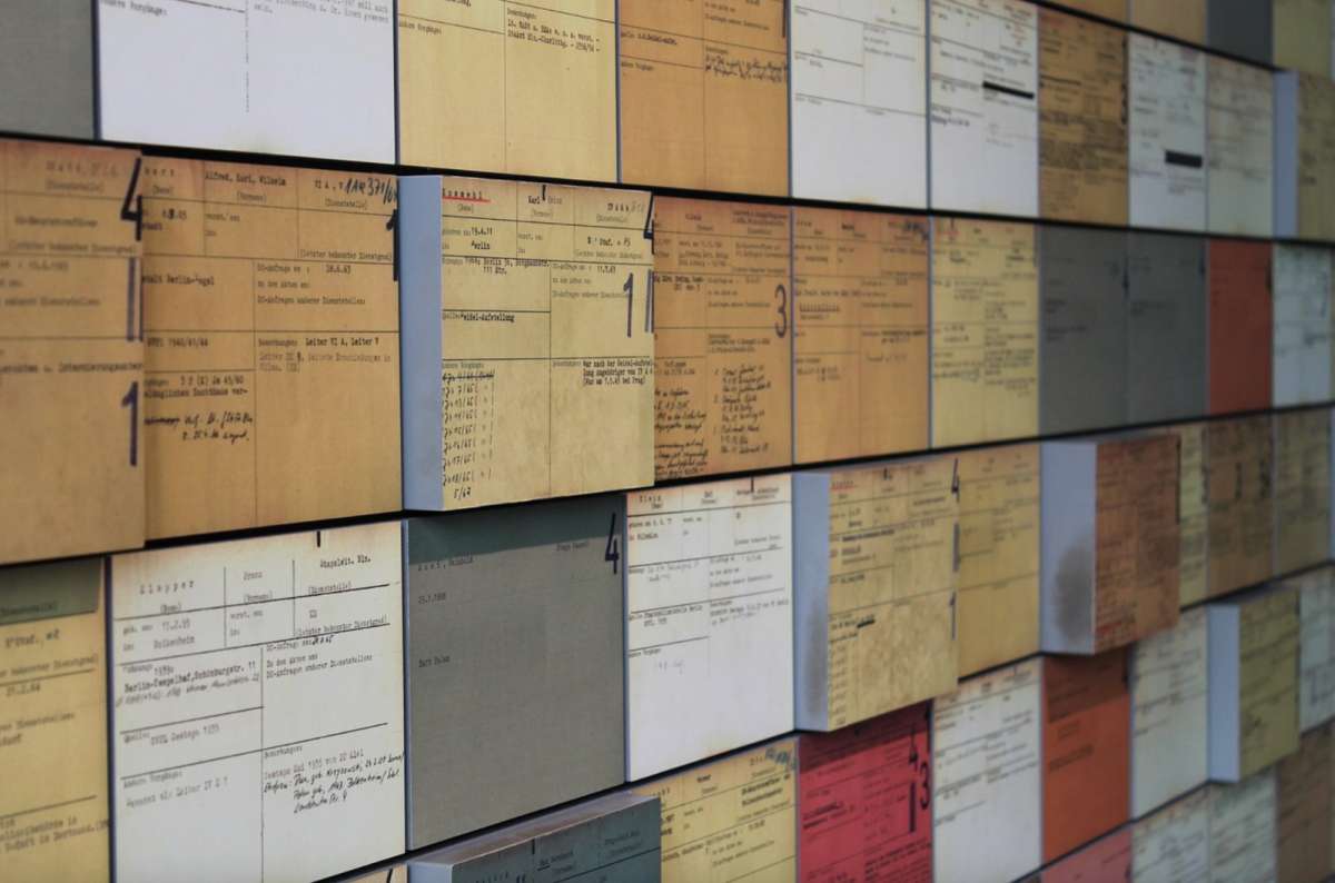 a photo showing the exhibition at the Topography of Terror, Berlin, Germany 
