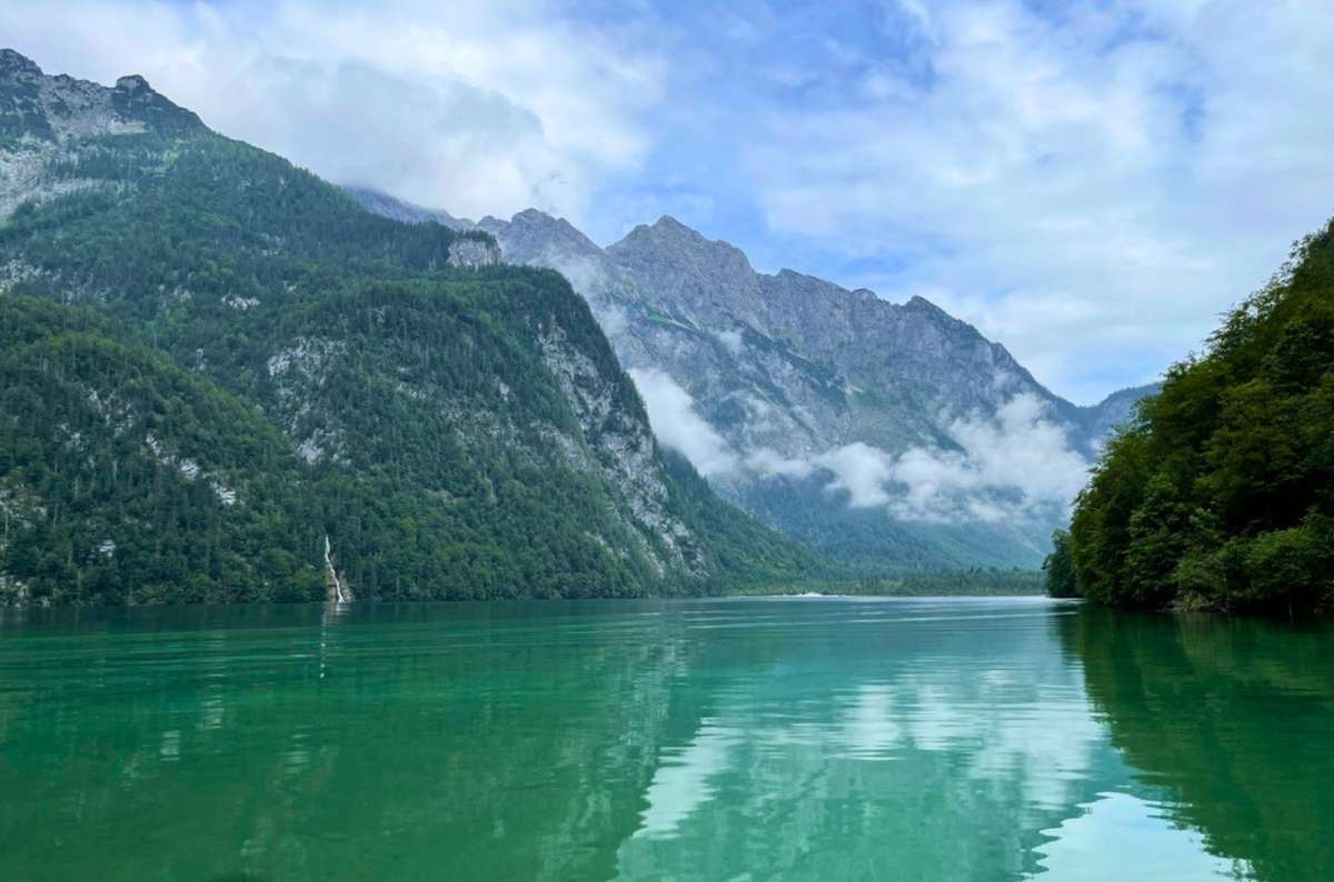 Königssee lake surrounded by the Bavarian Alps near Berchtesgaden, Germany, photo by Next Level of Travel