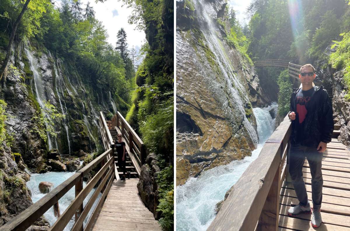 Tourists walking through Partnach Gorge near Garmisch-Partenkirchen in Bavaria, Germany, photo by Next Level of Travel