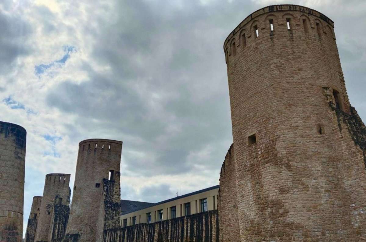 Plateau du Rham fortifications, Luxembourg City, Luxembourg