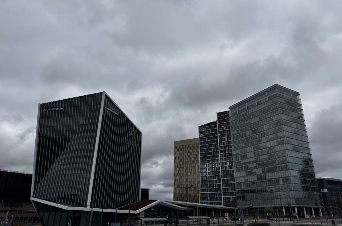 The modern glass towers of the Kirchberg business district, Luxembourg City, Luxembourg, photo by Next Level of Travel