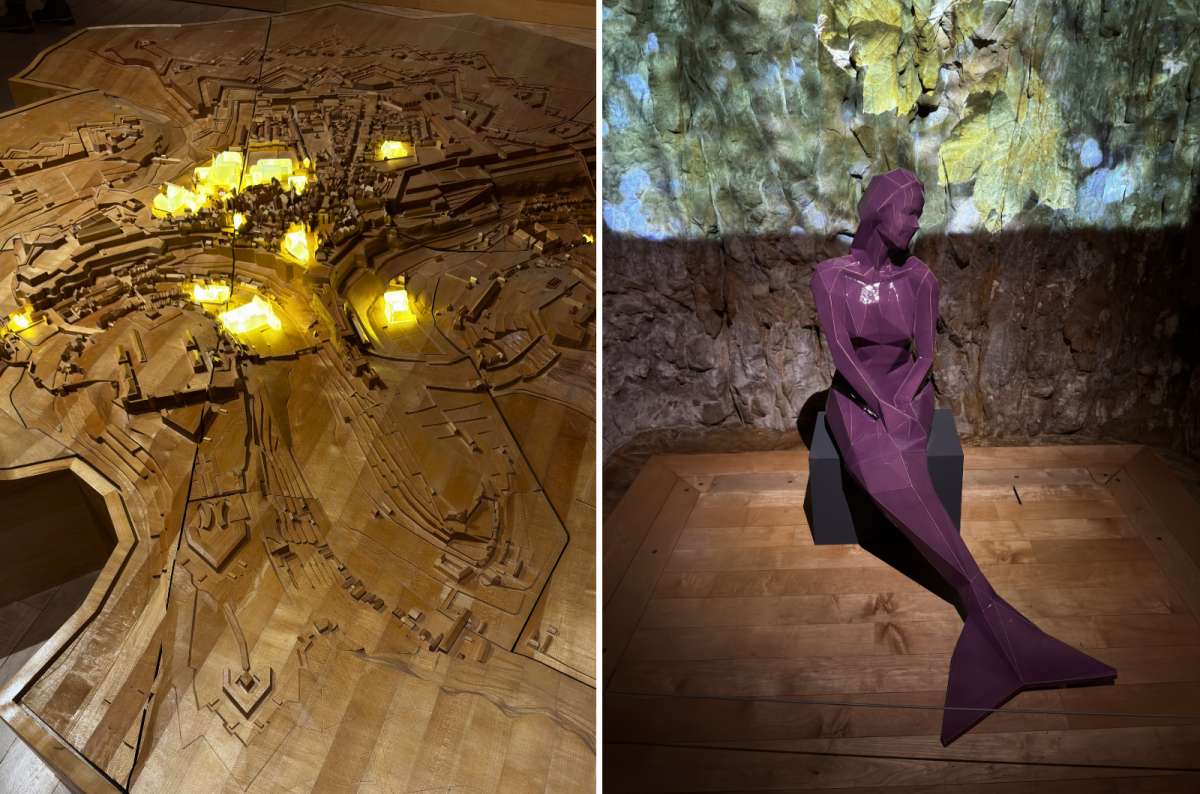 a collage from Lëtzebuerg City Museum, photo by Next Level of Travel