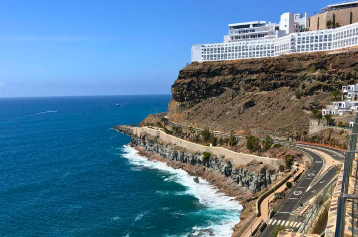 coastal road in Las Palmas de Gran Canaria