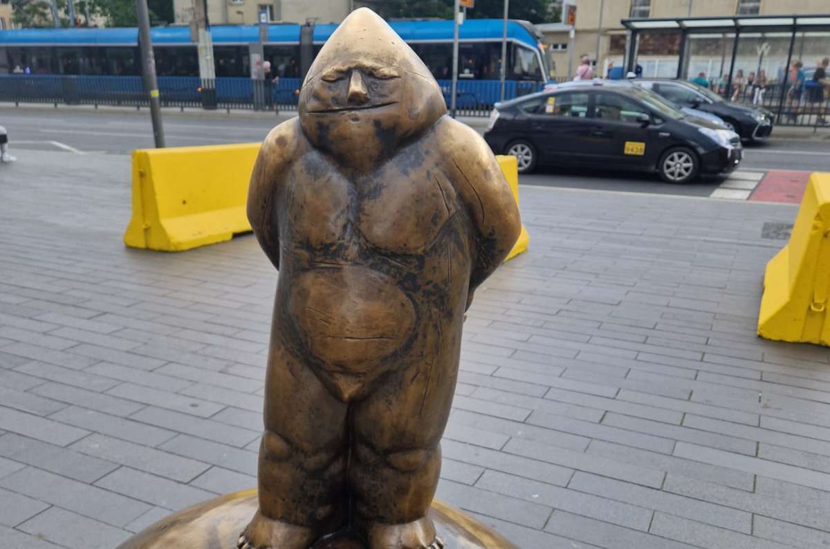 a photo of the famous Papa Dwarf in Wroclaw, Poland, photo by Next Level of Travel