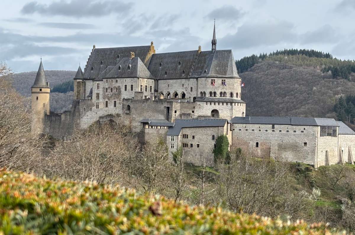 a photo of Vianden Castle, Luxembourg, photo by Next Level of Travel