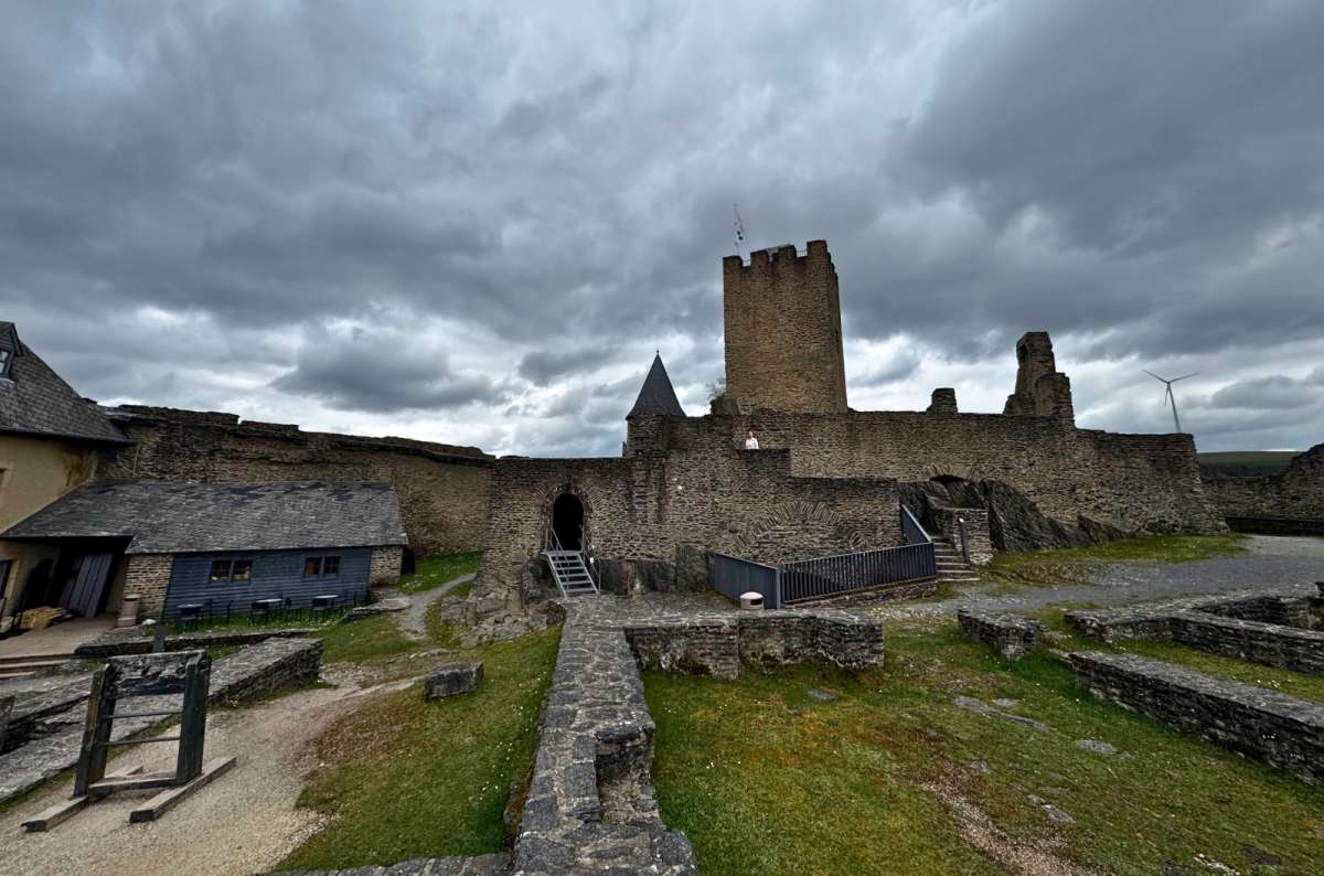 Bourscheid Castle, Luxembourg, photo by Next Level of Travel