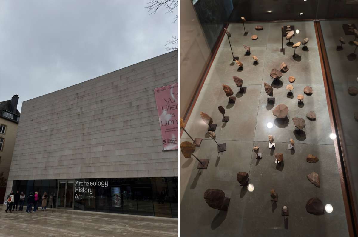 a college of the exterior and collection of the National Museum of Archeology, History and Art, Luxembourg, a photo by Next Level of Travel