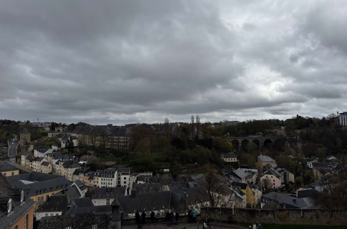 beautiful terrace that gives you a wonderful view of Luxembourg City, Luxembourg, a photo by Next Level of Travel