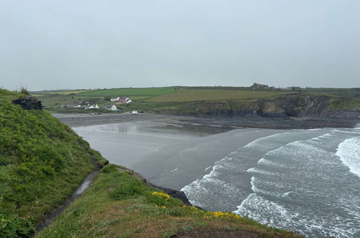 a photo of a sandy cove beach along the Pembrokeshire coast, photo by Next Level of Travel