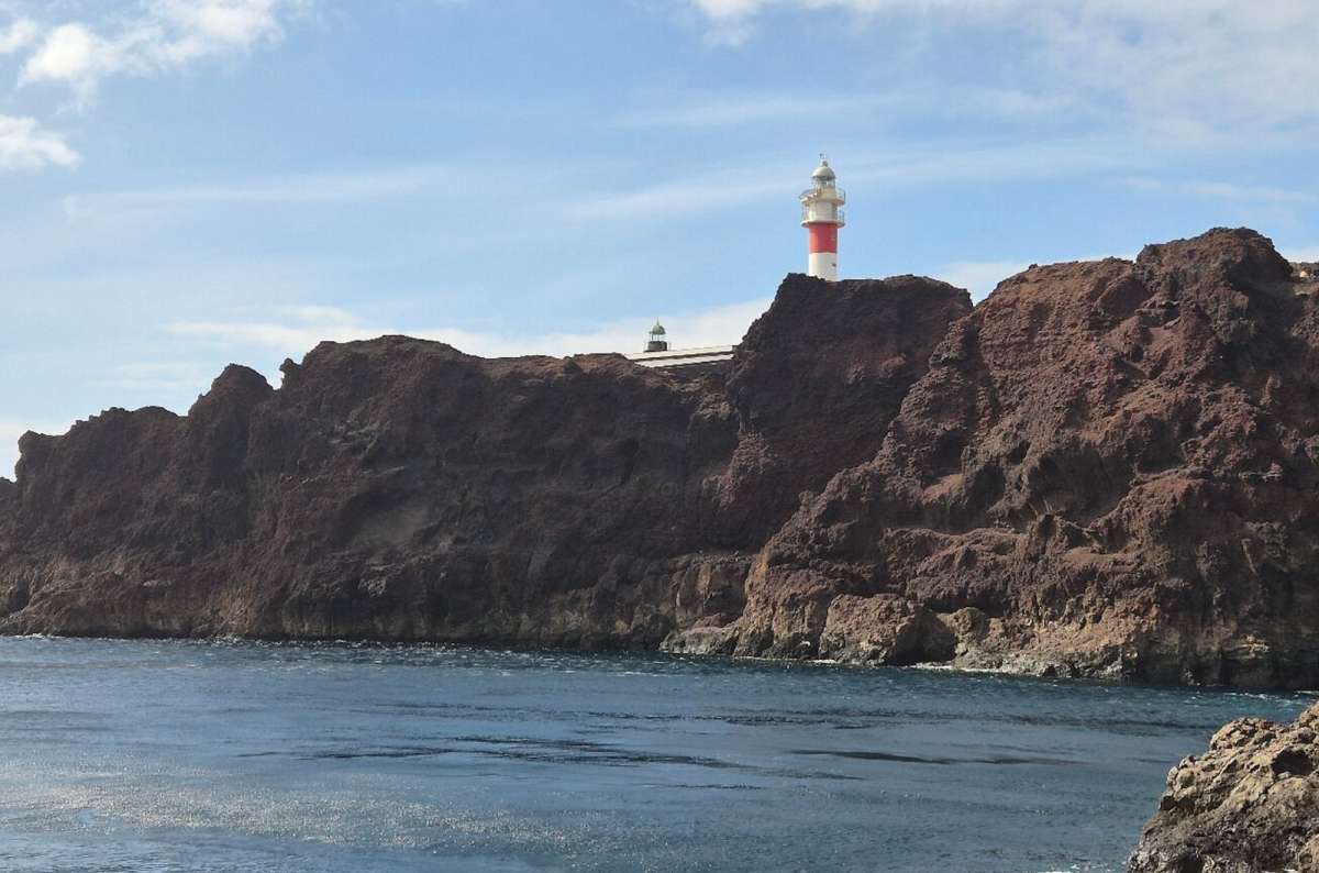 A photo showing the views of Punta de Teno and the lighthouse, Tenerife