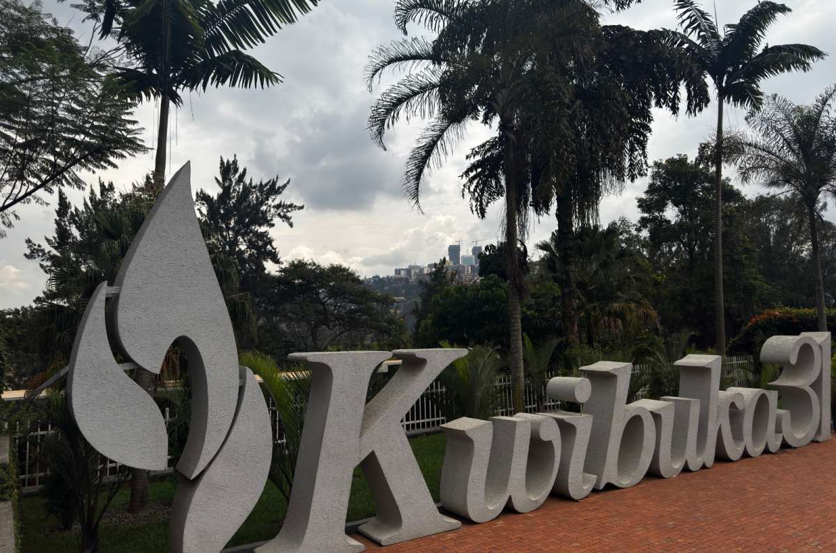 a photo of the Kwibuka30 memorial sign in Kigali, Rwanda, a photo by Next Level of Travel