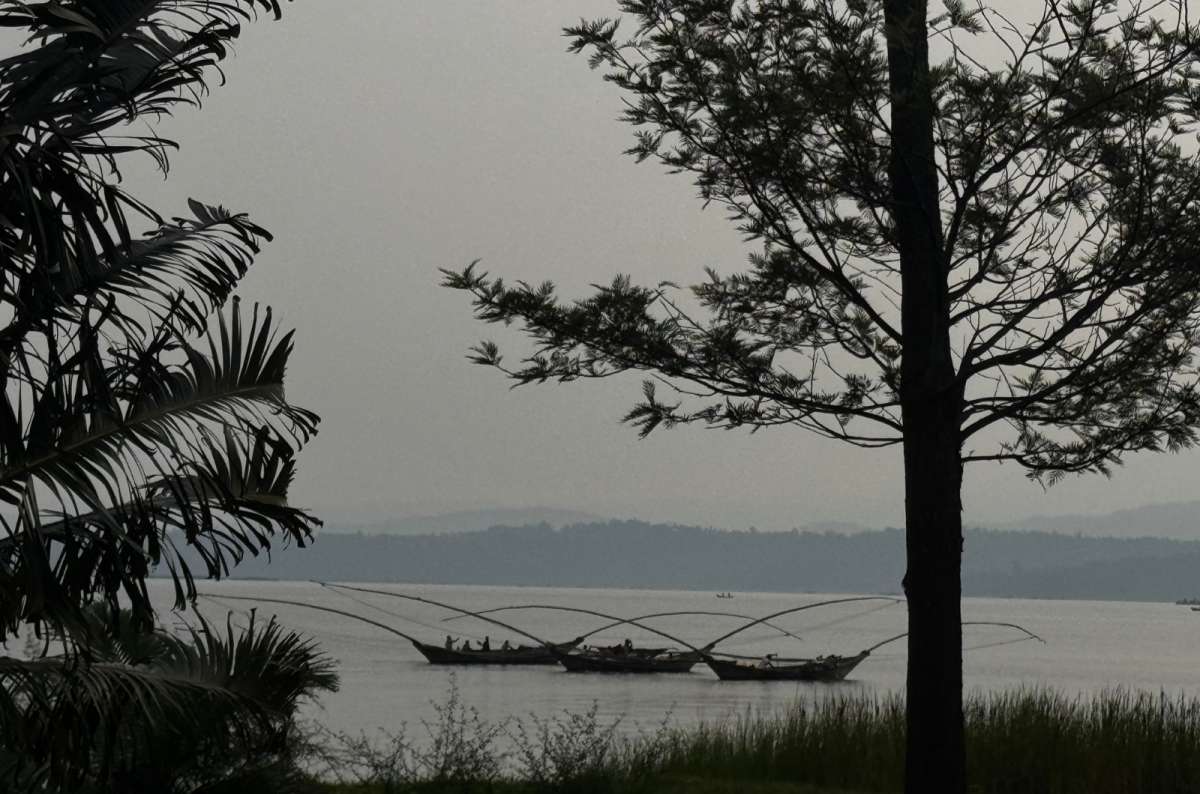 a photo of traditional fishing boats on Lake Kivu, Karongi, Rwanda, a photo by Next Level of Travel