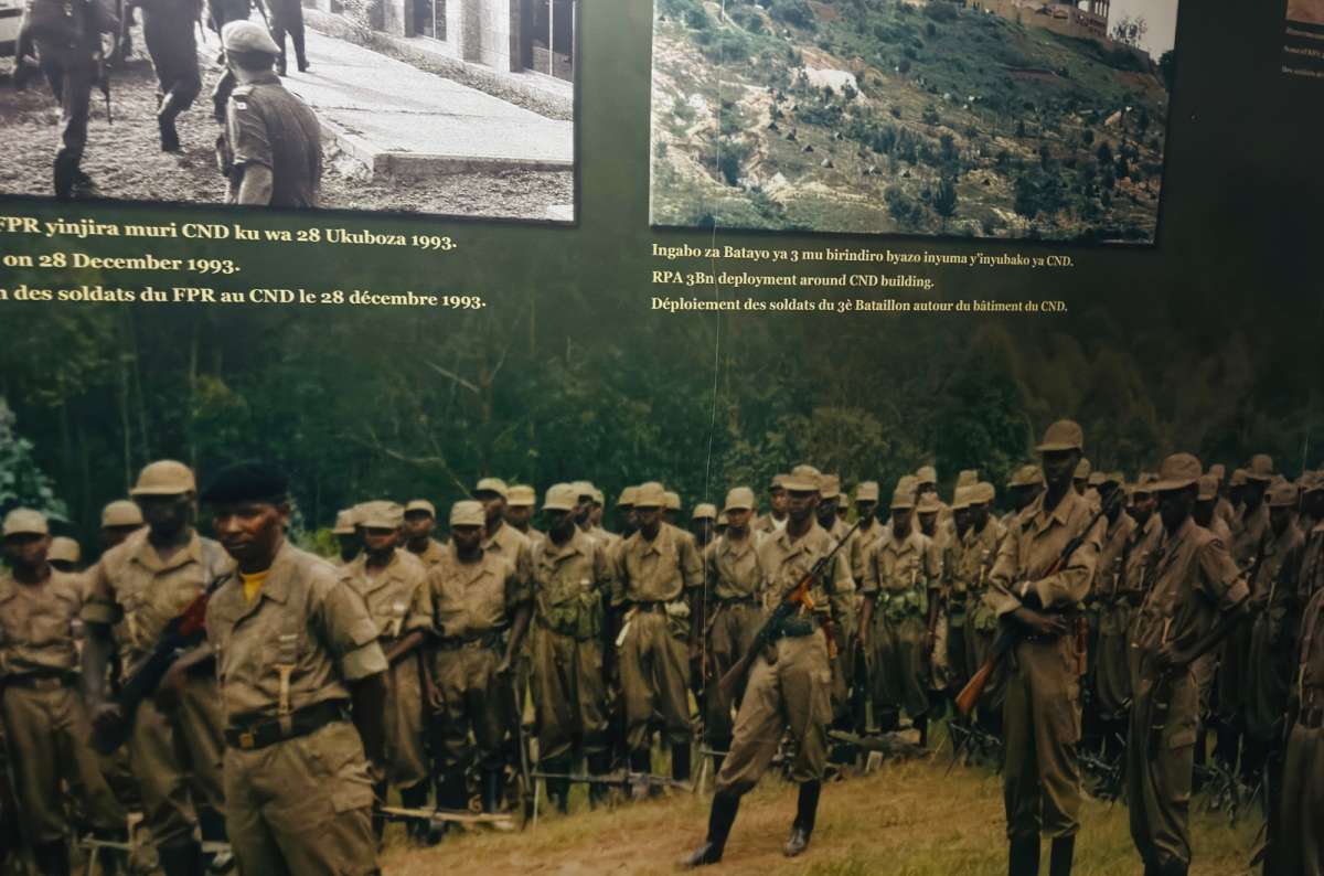 a photo of a wall panel at Campaign Against Genocide Museum in Rwanda, a photo by Next Level of Travel