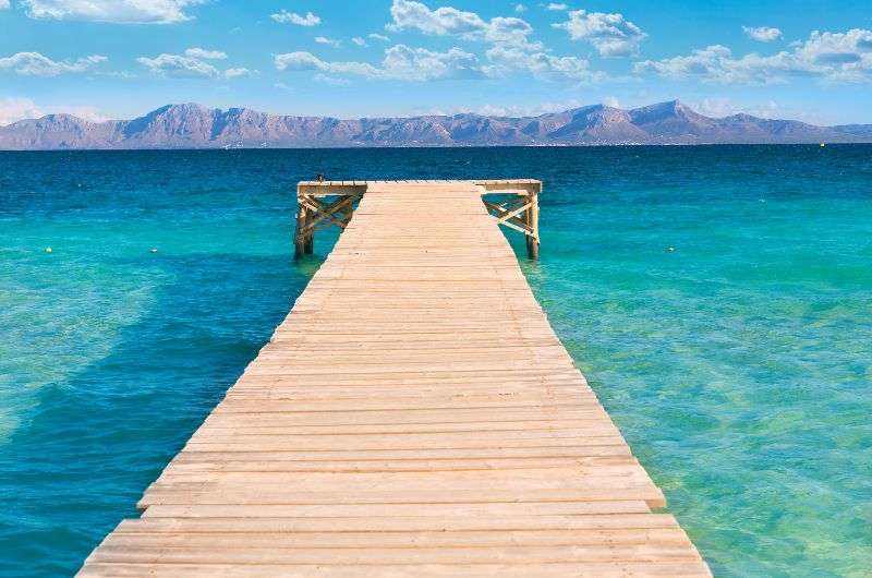Alcúdia beach in Mallorca 
