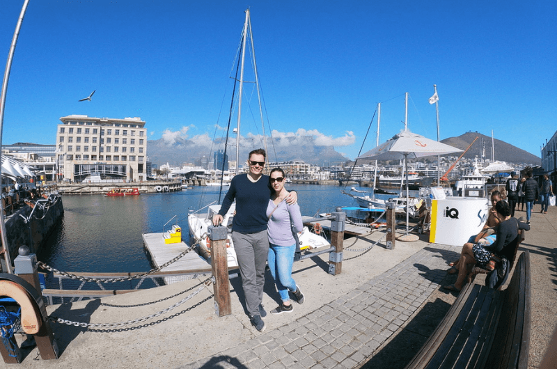 Me and my wife in V&A Waterfront, Cape Town  