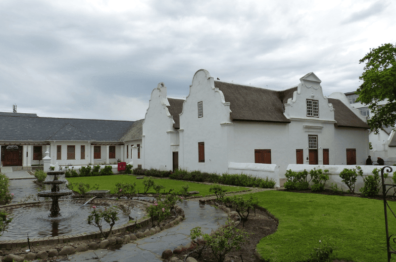 Stellenbosch, typical dutch manor house 