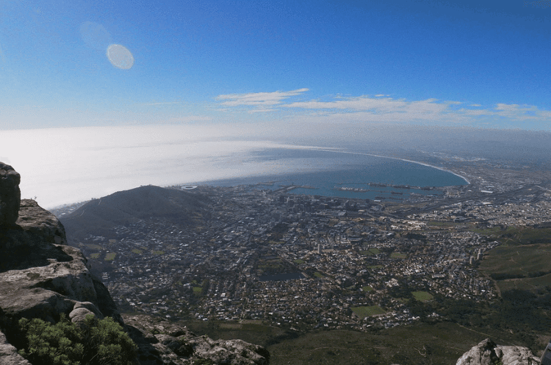 Town view from Table Mountain