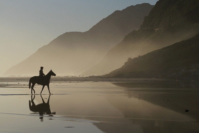 Horse ride on Nordhoek Beach 