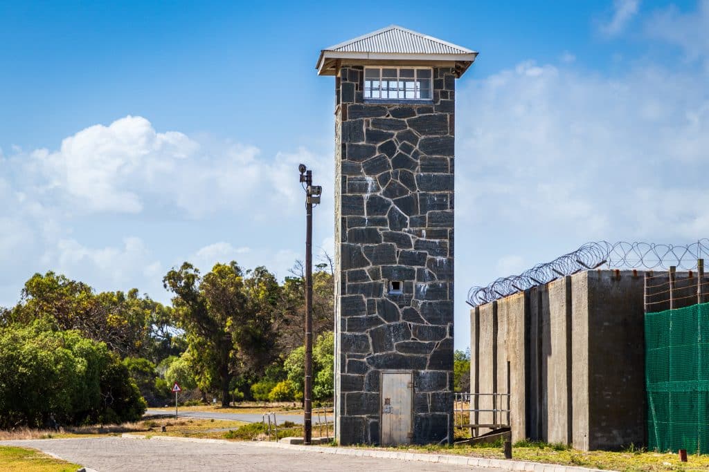 Robben Island prison tower, South Africa
