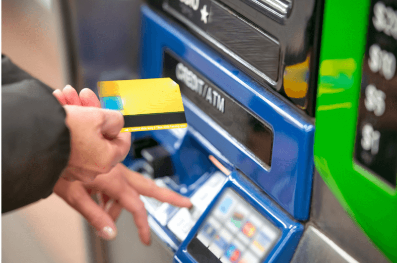 ATM, Cash machine, credit card 