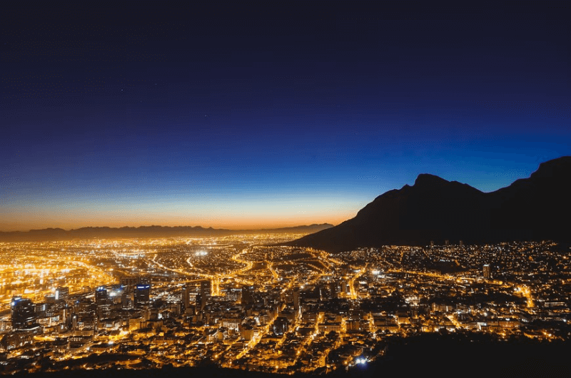 Cape Town at night