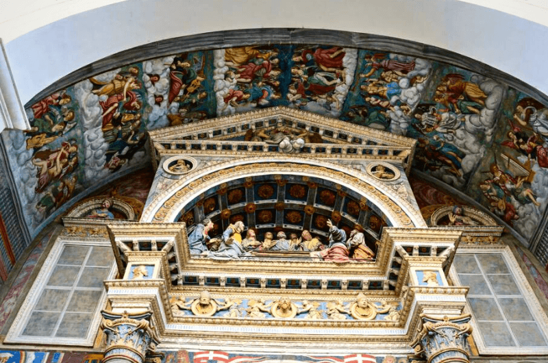 Aosta Cathedral renaissance façade