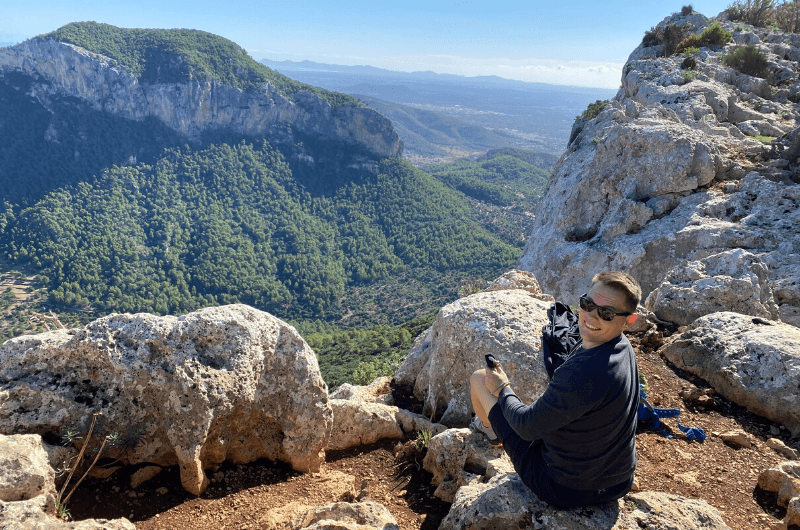 Views on the hike to Alaro castle, Mallorca 