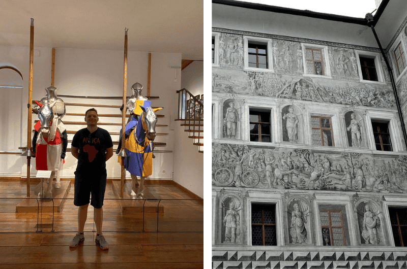 Ambras castle, best things to do in Innsbruck, Austria 

