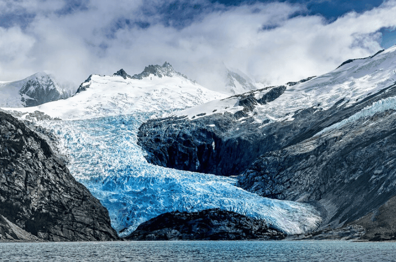 Patagonia, glacier, mountains
