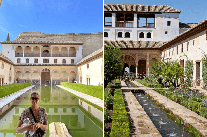 Generalife, part of the Alhambra in Granada Spain