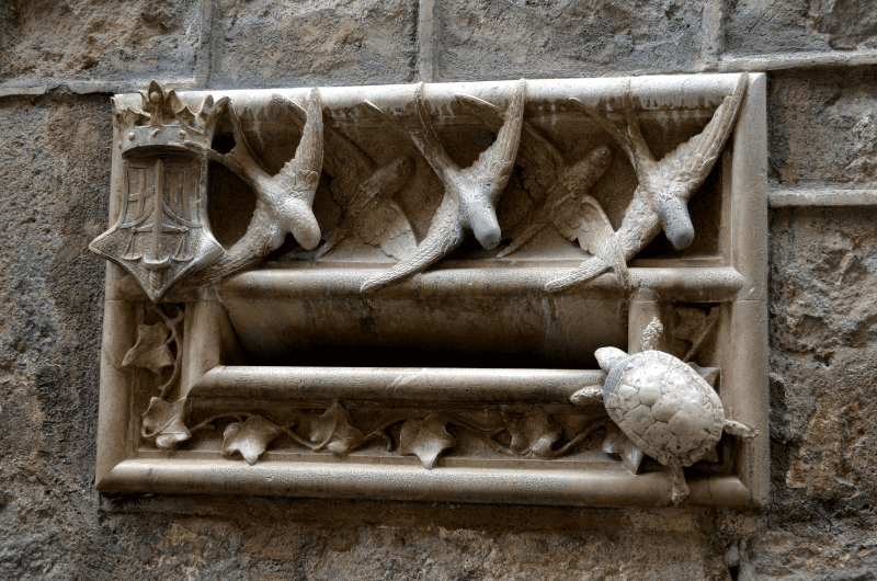 Medieval mailbox Barcelona
