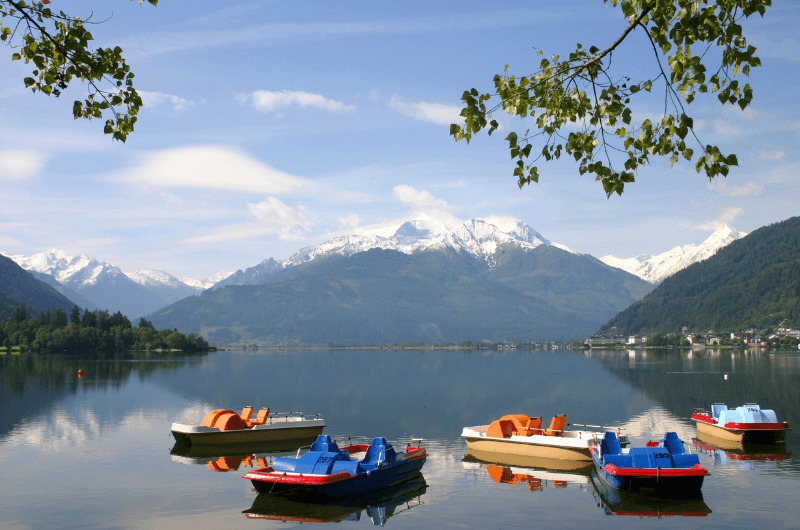 Zell am See, Zeller lake, summer 
