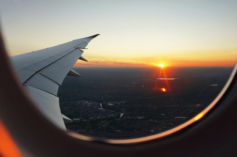 Traveling, Flight, Sunset, Chile itinerary