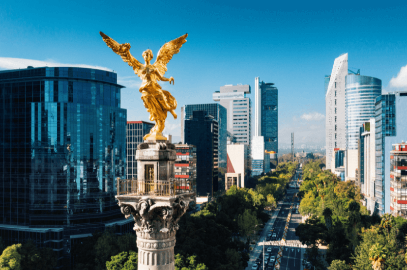 Mexico City city center, top place to see in Mexico