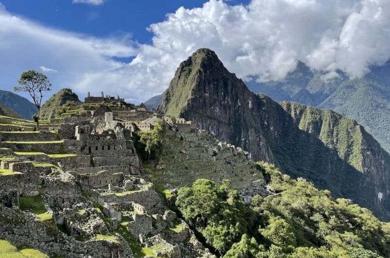 Llaqta de Machu Picchu, ancient city of Machu Picchu 