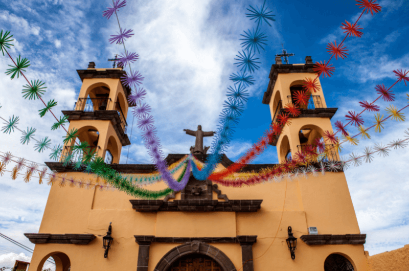 Mexican church, religion 