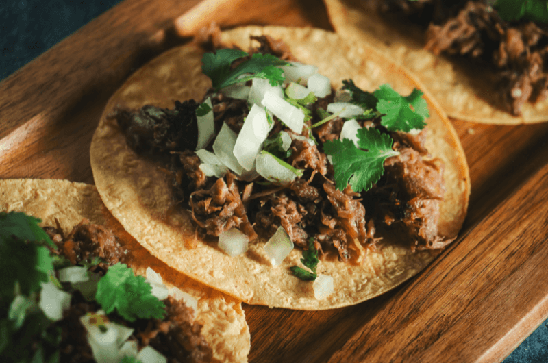Mexican food, tacos and tortillas 