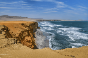 Paracas National Reserve view of ocean and coast