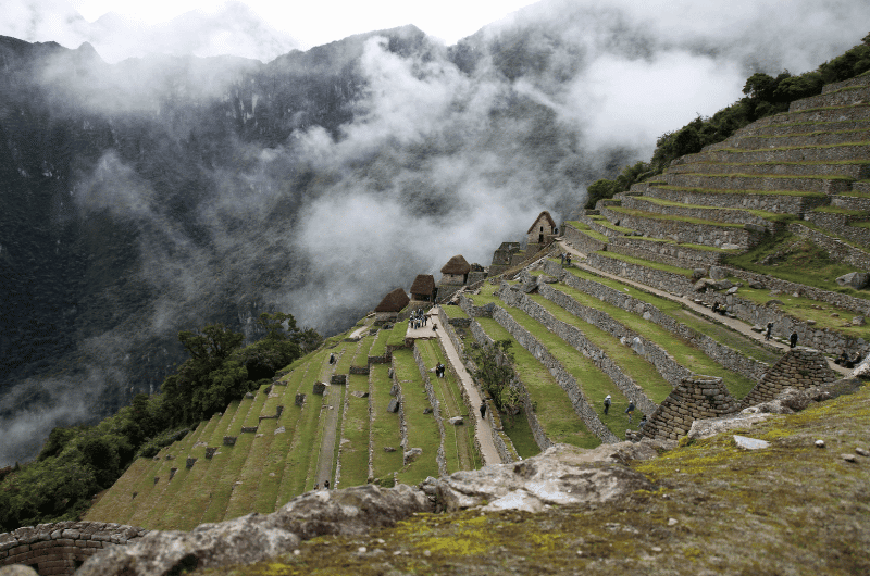 Rainy season in Peru, Machu Picchu 