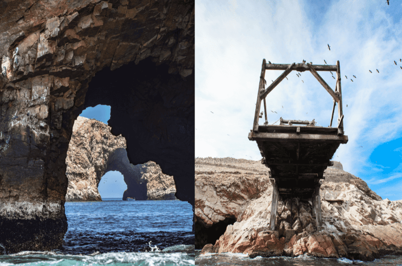 Views of the Islas Ballestas from the tour boat  