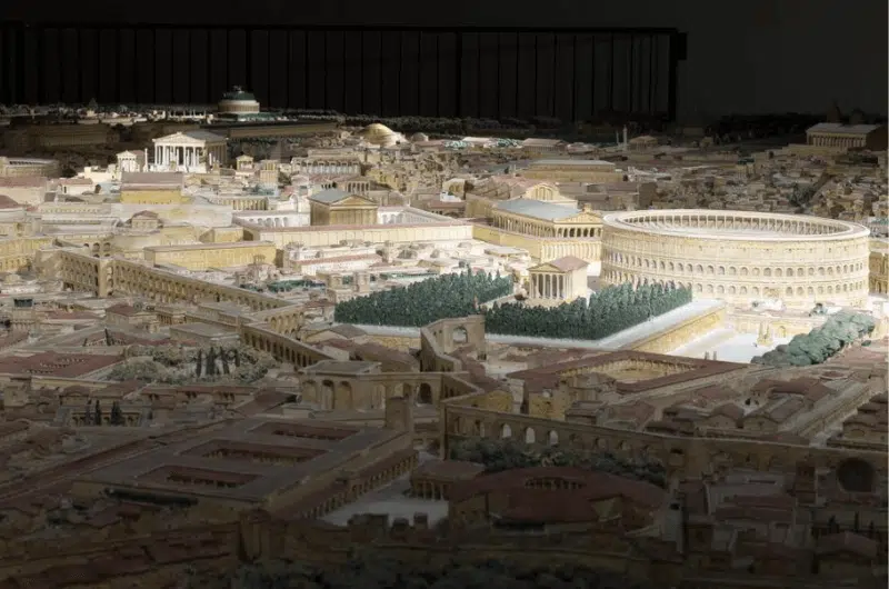 A model of Rome at the Art & History Museum in Brussels 