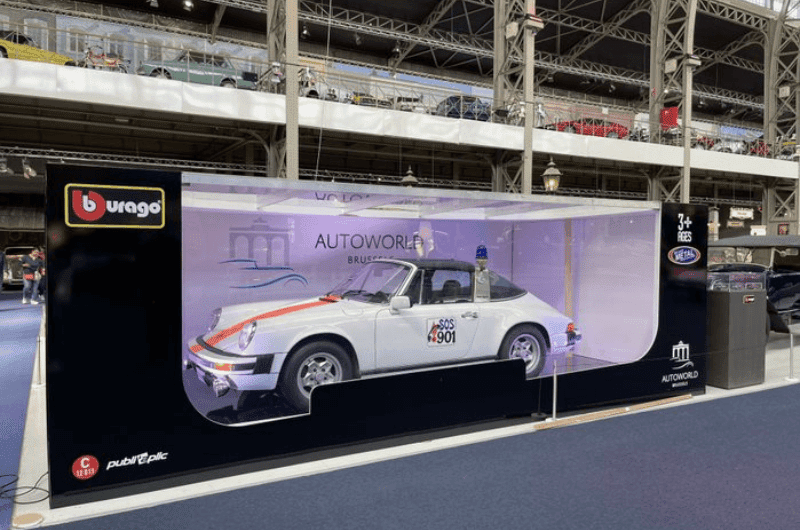 A Porsche at Autoworld in Brussels