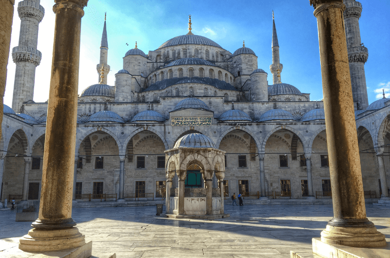 the Blue Mosque in Istanbul, Turkey, best places to visit in Istanbul