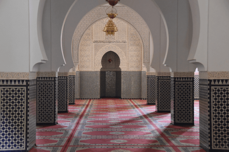The musallah in a mosque, tips on visiting Istanbul mosques